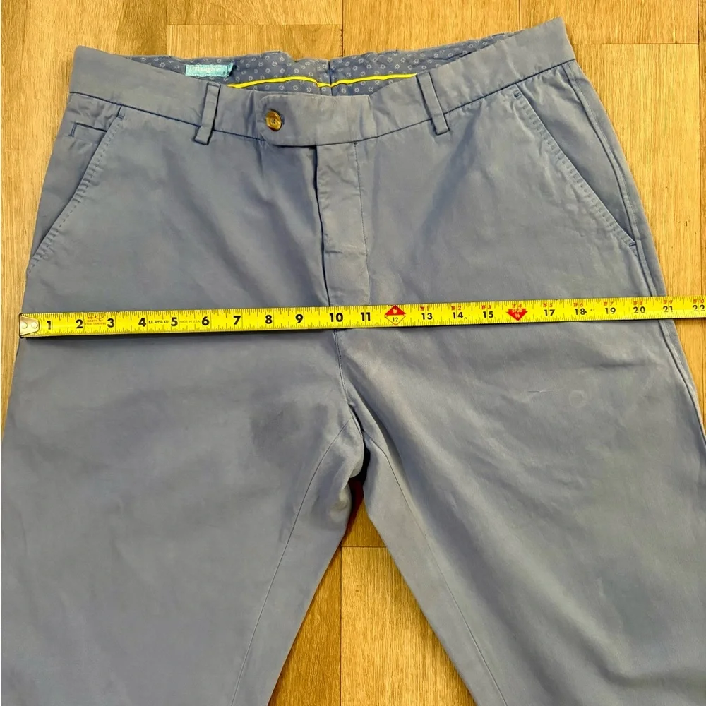 Men’s J. McLaughlin Blue Chino Pants - Size 34 - Picture 6 of 7